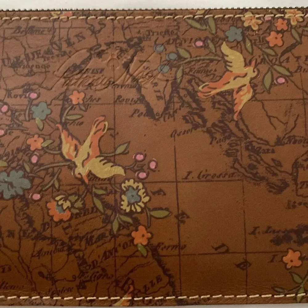 Patricia Nash Brown Leather Wallet